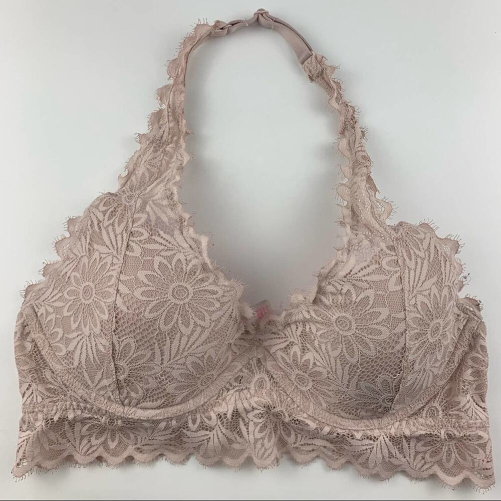 PINK Victoria’s Secret Lace Bralette Lightly Lined Medium #3669